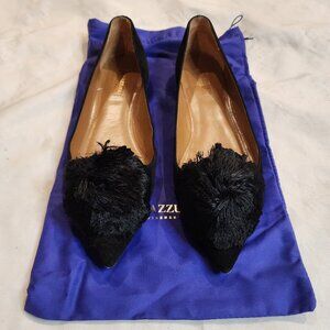 Aquazzura | Powder Puff Suede Ballet Flats With Box And Dust Bag